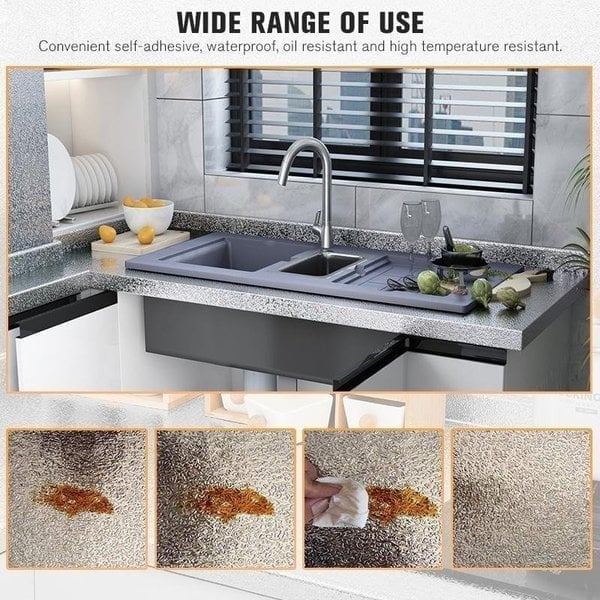 🛡️68% OFF! 🍳 Kitchen Oil-Proof Stickers – Removable Self-Adhesive Cabinet 🌟