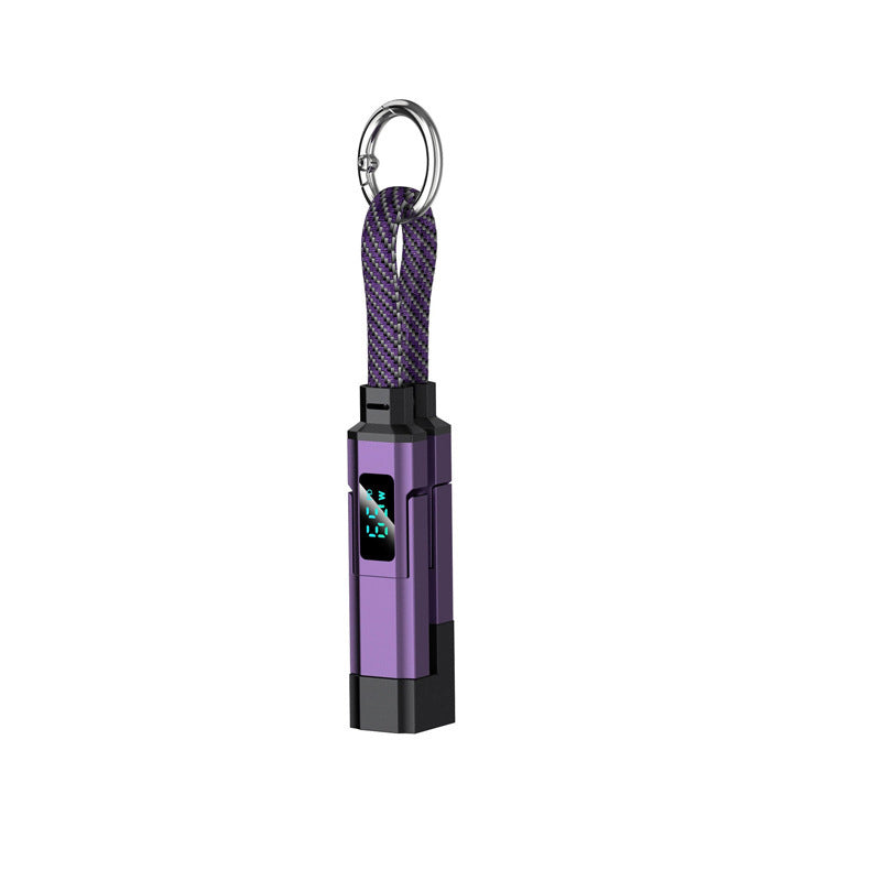 🔥 4-in-1 Digital Display Keychain Charging Cable (offer)
