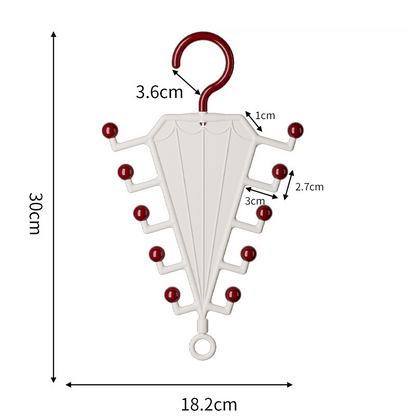 🥳2026 HOT SALE🎉Multi-Functional V-Shaped Double Sided Hanger Storage Rack