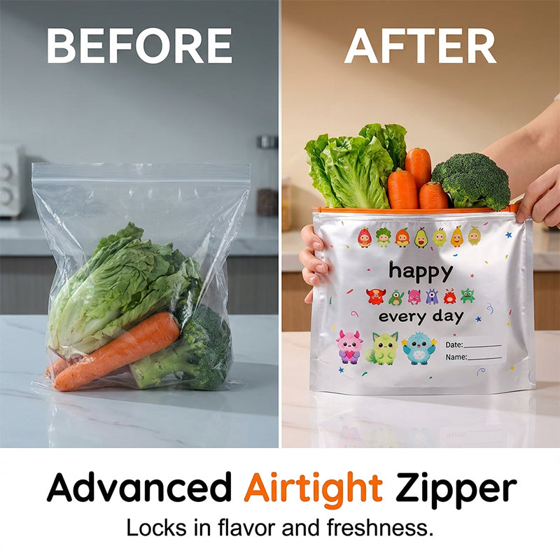 ⭐ Reusable Aluminum Foil Sealable Storage Bags (10-Pieces) (Offer)