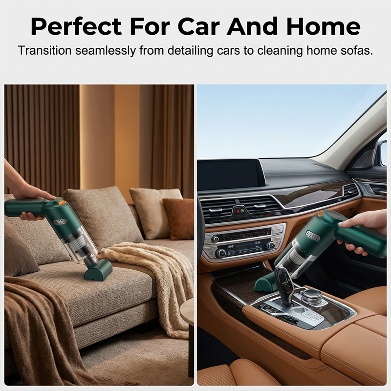 Cordless Car Vacuum – 10000Pa Suction & 4000mAh Battery(OFFER)