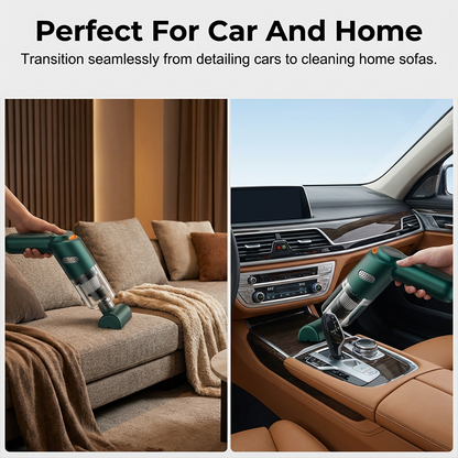 Cordless Car Vacuum – 10000Pa Suction & 4000mAh Battery(OFFER)