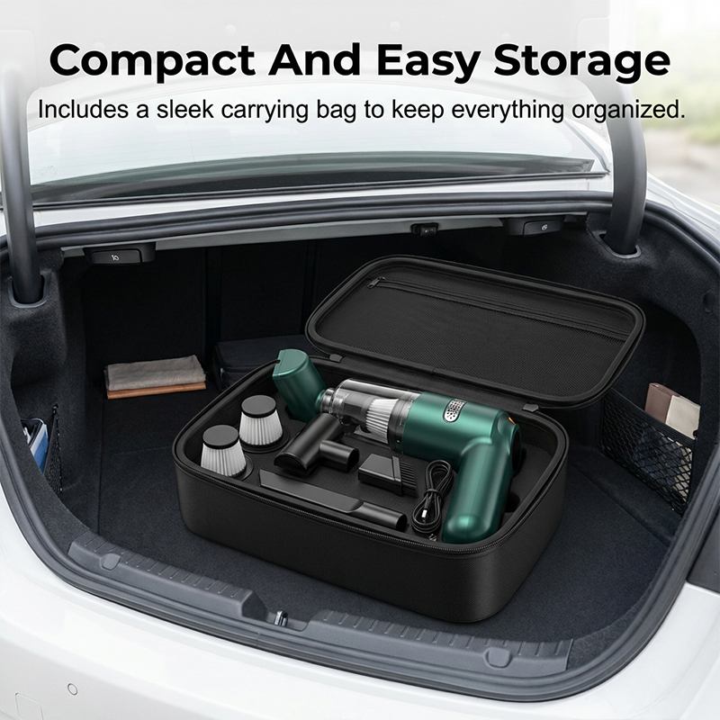 Cordless Car Vacuum – 10000Pa Suction & 4000mAh Battery(OFFER)