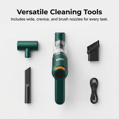 Cordless Car Vacuum – 10000Pa Suction & 4000mAh Battery(OFFER)