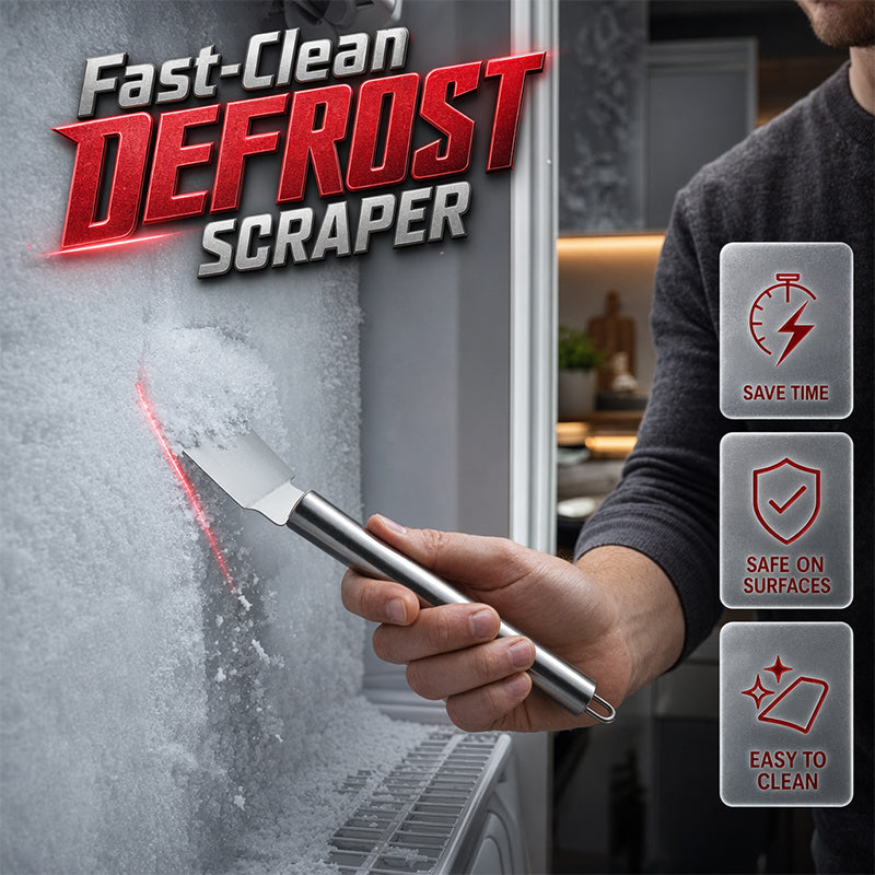 Multi-Purpose Stainless Steel Ice Cleaning Scraper (AN)