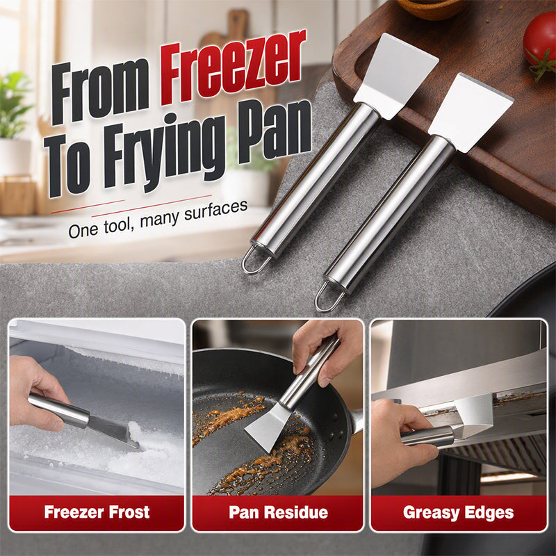 Multi-Purpose Stainless Steel Ice Cleaning Scraper (LA)