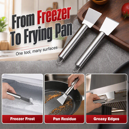 Multi-Purpose Stainless Steel Ice Cleaning Scraper (LA)